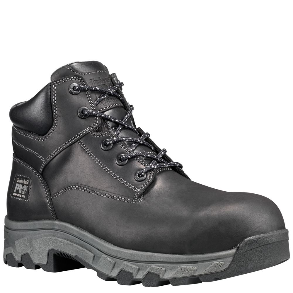 Bocanci De Muncă Timberland Barbati Negrii - Pro® Workstead 6\" Sd+ Comp Toe - Romania - FIXDUM591